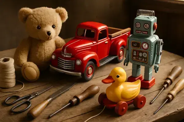 Como Manter A Autenticidade Em Brinquedos Clássicos Restaurados