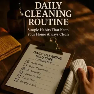 Daily Cleaning Routine: Simple Habits That Keep Your Home Always Clean