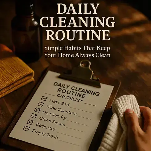 Daily Cleaning Routine: Simple Habits That Keep Your Home Always Clean