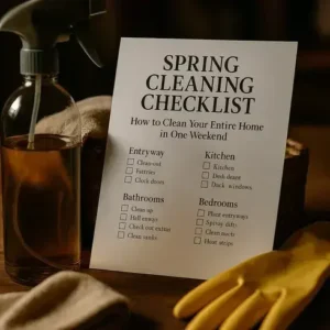 Spring Cleaning Checklist: How to Clean Your Entire Home in One Weekend