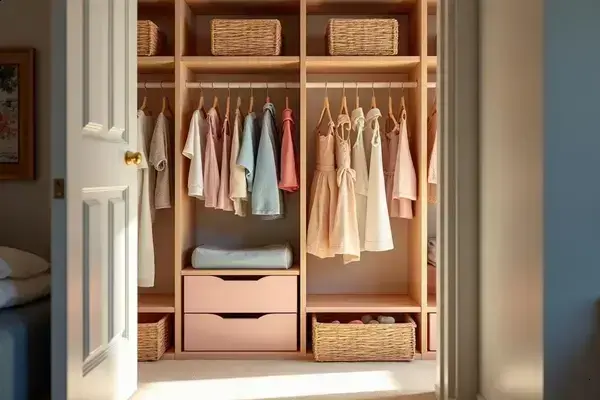 How to Organize Kids Closets: Age Appropriate Systems